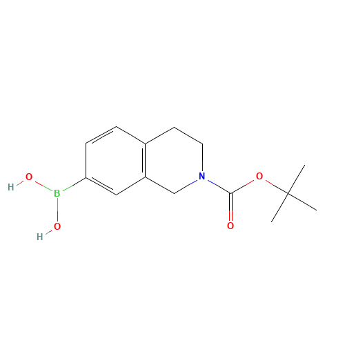 [2-[(2-methylpropan-2-yl)oxycarbonyl]-3,4-dihydro-1H-isoquinolin-7-yl]boronic acid (CAS: 1190058-21-9) - Related Chemical Product