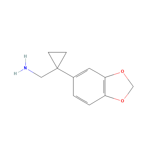 [1-(1,3-benzodioxol-5-yl)cyclopropyl]methanamine (CAS: 221137-44-6) - Related Chemical Product
