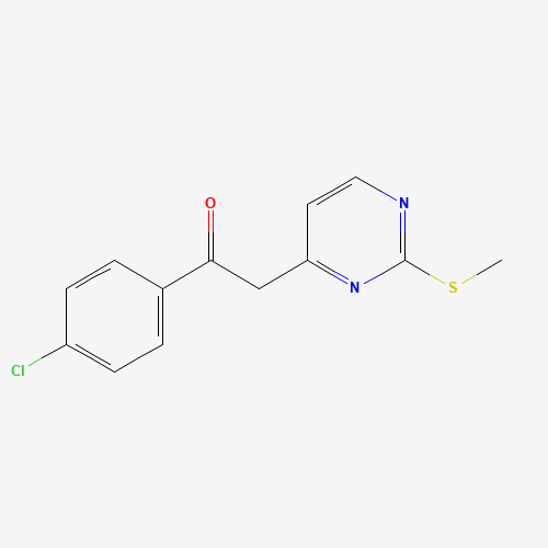1-(4-chlorophenyl)-2-(2-methylsulfanylpyrimidin-4-yl)ethanone (CAS: 616196-42-0) - Related Chemical Product