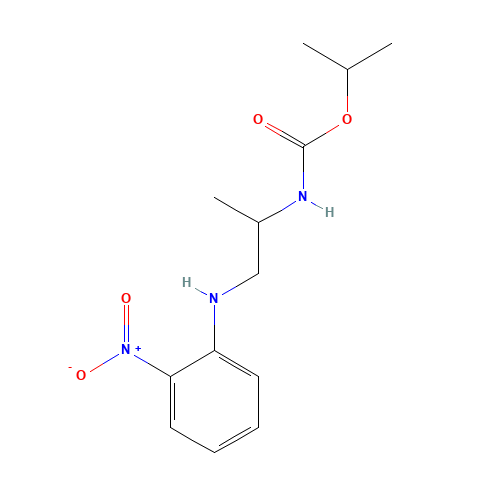 propan-2-yl N-[1-(2-nitroanilino)propan-2-yl]carbamate (CAS: 170116-61-7) - Related Chemical Product