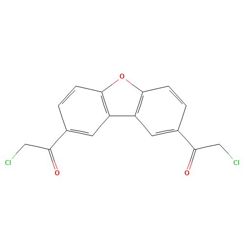 2-chloro-1-[8-(2-chloroacetyl)dibenzofuran-2-yl]ethanone (CAS: 57848-74-5) - Related Chemical Product