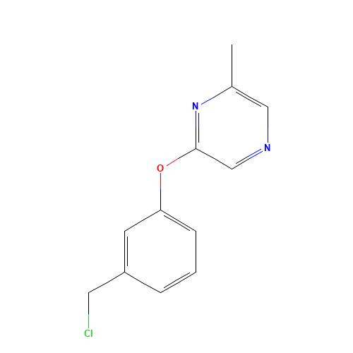 2-[3-(chloromethyl)phenoxy]-6-methylpyrazine (CAS: 912569-64-3) - Related Chemical Product