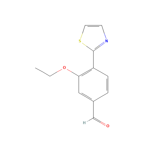 3-ethoxy-4-(1,3-thiazol-2-yl)benzaldehyde (CAS: 1350762-17-2) - Related Chemical Product