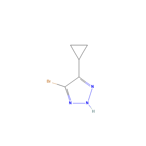 4-bromo-5-cyclopropyl-2H-triazole (CAS: 1346948-93-3) - Related Chemical Product