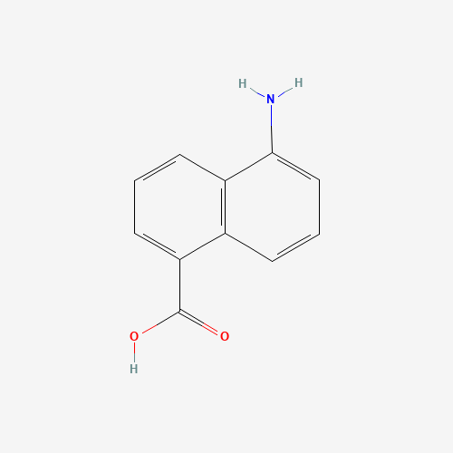 5-aminonaphthalene-1-carboxylic acid (CAS: 32018-88-5) - Chemical Structure and Molecular Formula 