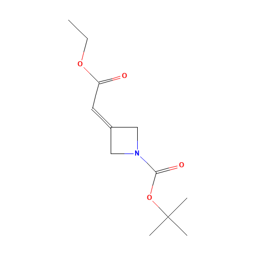 tert-butyl 3-(2-ethoxy-2-oxoethylidene)azetidine-1-carboxylate (CAS: 1002355-96-5) - Related Chemical Product
