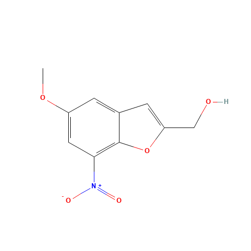 (5-methoxy-7-nitro-1-benzofuran-2-yl)methanol (CAS: 1373753-69-5) - Related Chemical Product