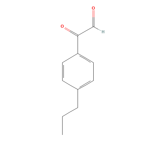 2-oxo-2-(4-propylphenyl)acetaldehyde (CAS: 14333-93-8) - Related Chemical Product