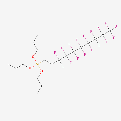 3,3,4,4,5,5,6,6,7,7,8,8,9,9,10,10,10-heptadecafluorodecyl(tripropoxy)silane (CAS: 521084-64-0) - Related Chemical Product