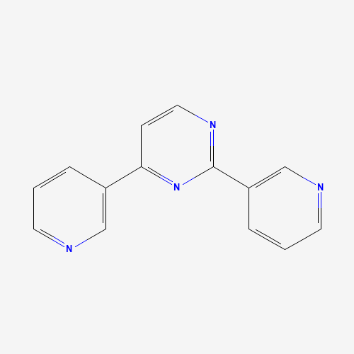 2,4-dipyridin-3-ylpyrimidine (CAS: 504408-80-4) - Chemical Structure and Molecular Formula 