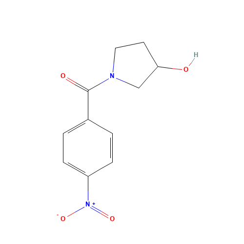 (3-hydroxypyrrolidin-1-yl)-(4-nitrophenyl)methanone (CAS: 218631-91-5) - Related Chemical Product