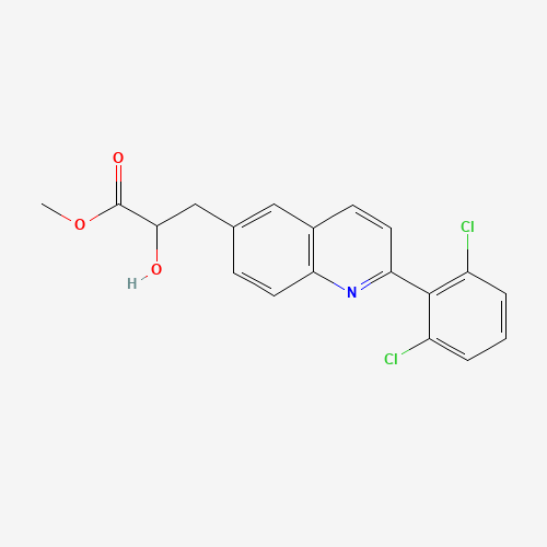 methyl 3-[2-(2,6-dichlorophenyl)quinolin-6-yl]-2-hydroxypropanoate (CAS: 623144-54-7) - Related Chemical Product