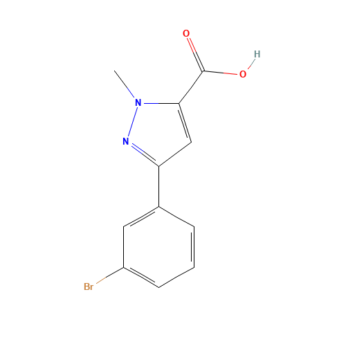 5-(3-bromophenyl)-2-methylpyrazole-3-carboxylic acid (CAS: 93618-35-0) - Related Chemical Product