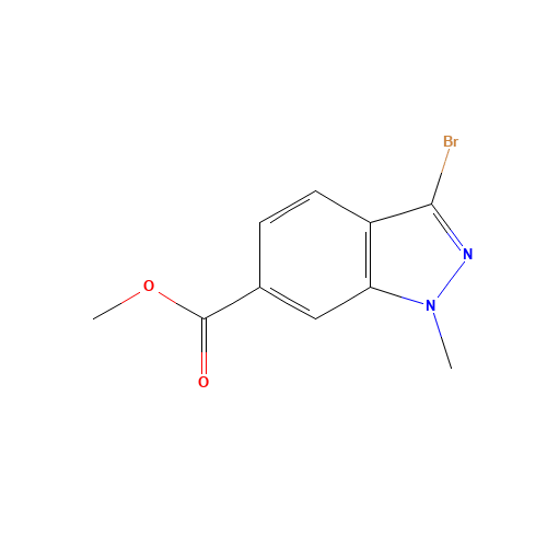 methyl 3-bromo-1-methylindazole-6-carboxylate (CAS: 192945-57-6) - Related Chemical Product