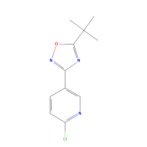 5-tert-butyl-3-(6-chloropyridin-3-yl)-1,2,4-oxadiazole (CAS: 1233705-32-2) - Related Chemical Product
