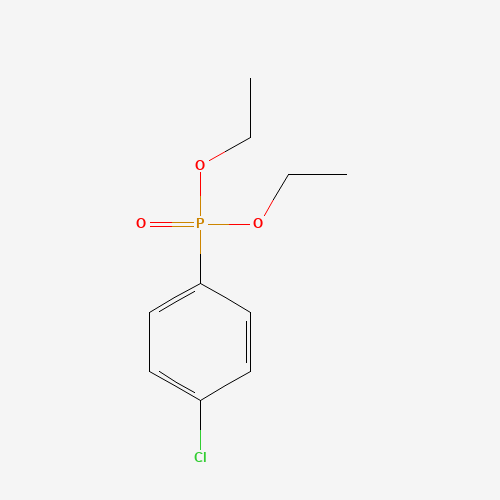 1-chloro-4-diethoxyphosphorylbenzene (CAS: 2373-43-5) - Chemical Structure and Molecular Formula 
