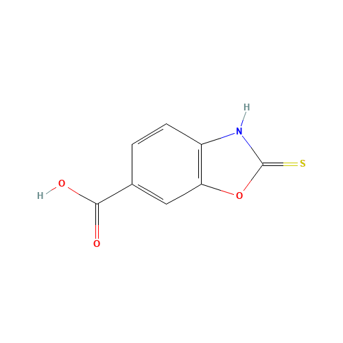 2-sulfanylidene-3H-1,3-benzoxazole-6-carboxylic acid (CAS: 108085-62-7) - Related Chemical Product