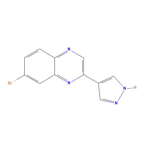 7-bromo-2-(1H-pyrazol-4-yl)quinoxaline (CAS: 1083326-12-8) - Related Chemical Product