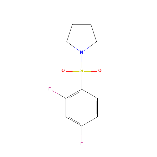 1-(2,4-difluorophenyl)sulfonylpyrrolidine (CAS: 898081-82-8) - Related Chemical Product