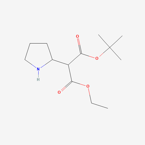 3-O-tert-butyl 1-O-ethyl 2-pyrrolidin-2-ylpropanedioate (CAS: 118758-56-8) - Related Chemical Product
