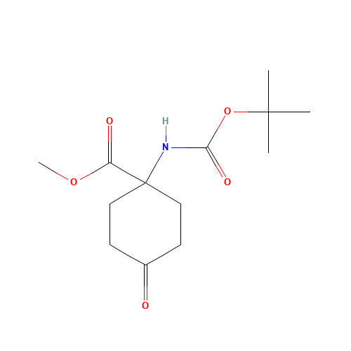 methyl 1-[(2-methylpropan-2-yl)oxycarbonylamino]-4-oxocyclohexane-1-carboxylate (CAS: 191111-27-0) - Related Chemical Product