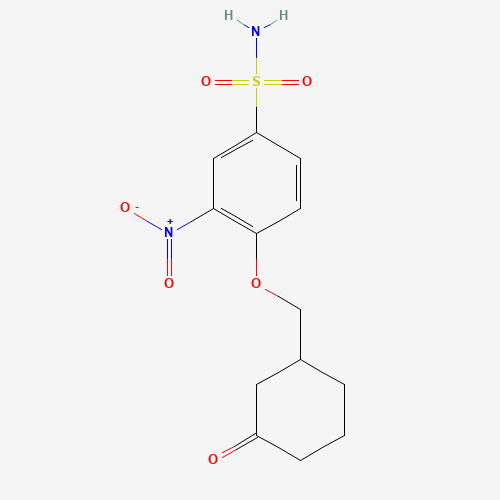 3-nitro-4-[(3-oxocyclohexyl)methoxy]benzenesulfonamide (CAS: 1257047-79-2) - Related Chemical Product