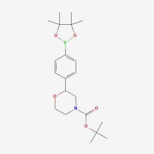tert-butyl 2-[4-(4,4,5,5-tetramethyl-1,3,2-dioxaborolan-2-yl)phenyl]morpholine-4-carboxylate (CAS: 1131220-85-3) - Related Chemical Product