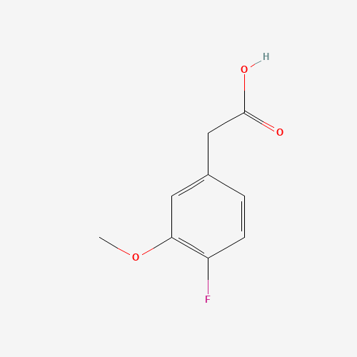 2-(4-fluoro-3-methoxyphenyl)acetic acid (CAS: 946713-86-6) - Chemical Structure and Molecular Formula 