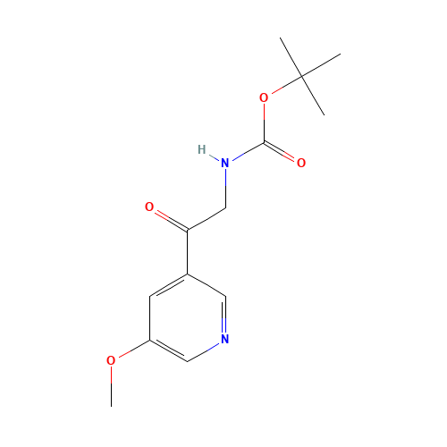tert-butyl N-[2-(5-methoxypyridin-3-yl)-2-oxoethyl]carbamate (CAS: 342602-07-7) - Related Chemical Product