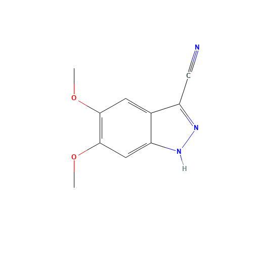 5,6-dimethoxy-1H-indazole-3-carbonitrile (CAS: 29281-09-2) - Related Chemical Product