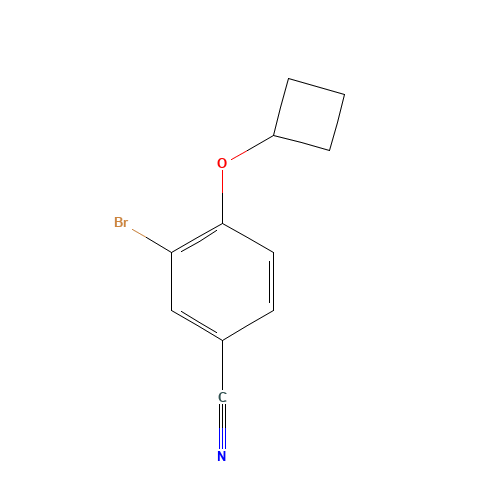 3-bromo-4-cyclobutyloxybenzonitrile (CAS: 1065640-60-9) - Related Chemical Product