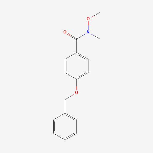 N-methoxy-N-methyl-4-phenylmethoxybenzamide (CAS: 252199-28-3) - Related Chemical Product