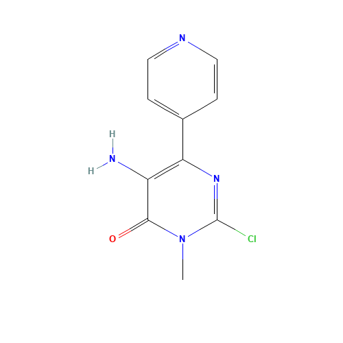 5-amino-2-chloro-3-methyl-6-pyridin-4-ylpyrimidin-4-one (CAS: 831231-67-5) - Related Chemical Product