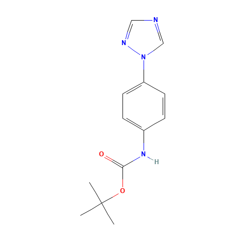 tert-butyl N-[4-(1,2,4-triazol-1-yl)phenyl]carbamate (CAS: 1266335-63-0) - Related Chemical Product