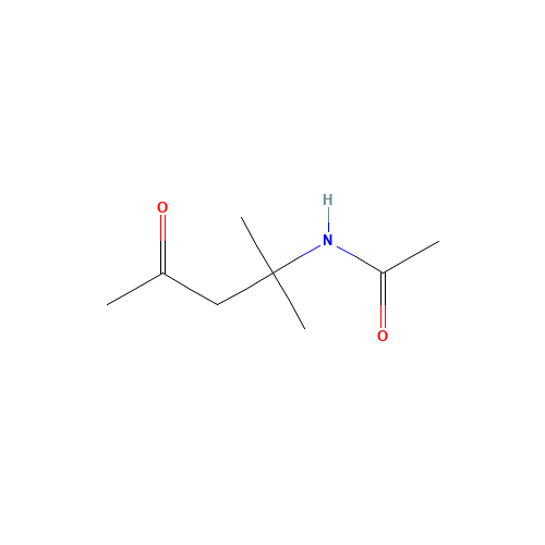 N-(2-methyl-4-oxopentan-2-yl)acetamide (CAS: 40652-47-9) - Related Chemical Product