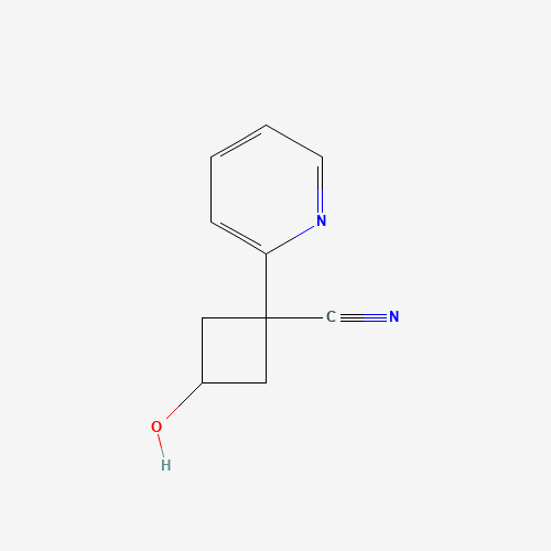 3-hydroxy-1-pyridin-2-ylcyclobutane-1-carbonitrile (CAS: 1357924-59-4) - Related Chemical Product