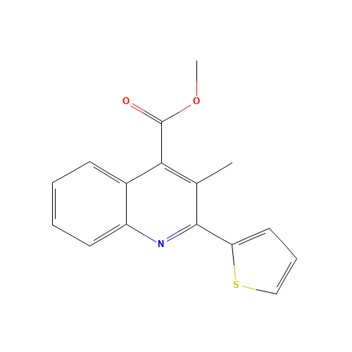 methyl 3-methyl-2-thiophen-2-ylquinoline-4-carboxylate (CAS: 351155-06-1) - Related Chemical Product