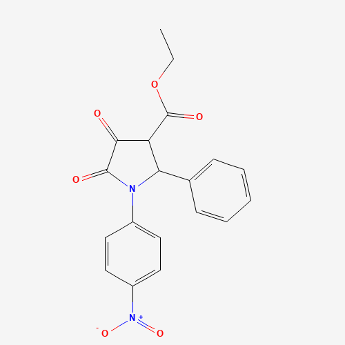 ethyl 1-(4-nitrophenyl)-4,5-dioxo-2-phenylpyrrolidine-3-carboxylate (CAS: 131189-28-1) - Related Chemical Product