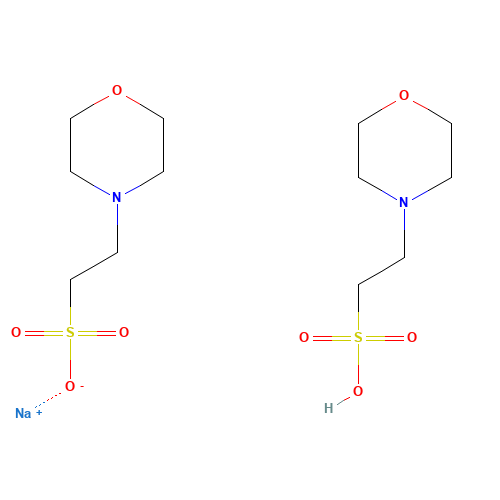 sodium;2-morpholin-4-ylethanesulfonate;2-morpholin-4-ylethanesulfonic acid (CAS: 117961-21-4) - Related Chemical Product