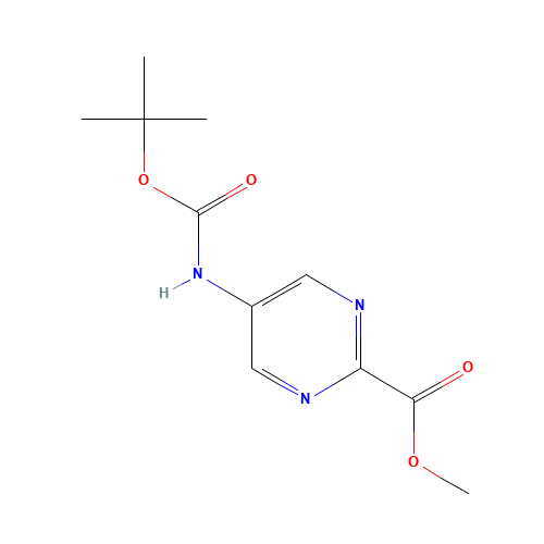 methyl 5-[(2-methylpropan-2-yl)oxycarbonylamino]pyrimidine-2-carboxylate (CAS: 1383802-16-1) - Related Chemical Product