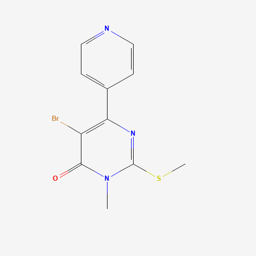 5-bromo-3-methyl-2-methylsulfanyl-6-pyridin-4-ylpyrimidin-4-one (CAS: 208655-22-5) - Related Chemical Product