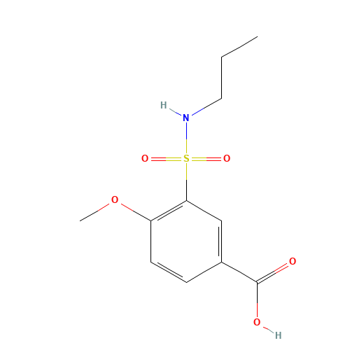 4-methoxy-3-(propylsulfamoyl)benzoic acid (CAS: 716358-75-7) - Related Chemical Product