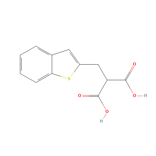 2-(1-benzothiophen-2-ylmethyl)propanedioic acid (CAS: 21683-82-9) - Related Chemical Product