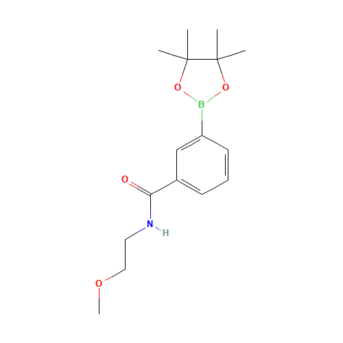 N-(2-methoxyethyl)-3-(4,4,5,5-tetramethyl-1,3,2-dioxaborolan-2-yl)benzamide (CAS: 1073353-64-6) - Related Chemical Product
