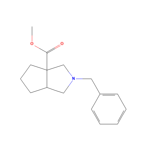 methyl 2-benzyl-1,3,4,5,6,6a-hexahydrocyclopenta[c]pyrrole-3a-carboxylate (CAS: 885958-43-0) - Related Chemical Product