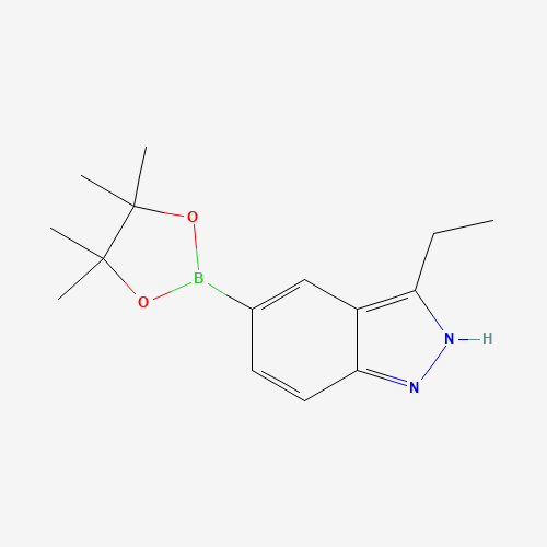 3-ethyl-5-(4,4,5,5-tetramethyl-1,3,2-dioxaborolan-2-yl)-2H-indazole (CAS: 864774-69-6) - Related Chemical Product
