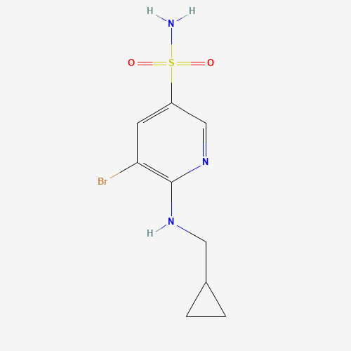 5-bromo-6-(cyclopropylmethylamino)pyridine-3-sulfonamide (CAS: 1446236-93-6) - Related Chemical Product