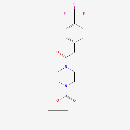 tert-butyl 4-[2-[4-(trifluoromethyl)phenyl]acetyl]piperazine-1-carboxylate (CAS: 194943-75-4) - Related Chemical Product