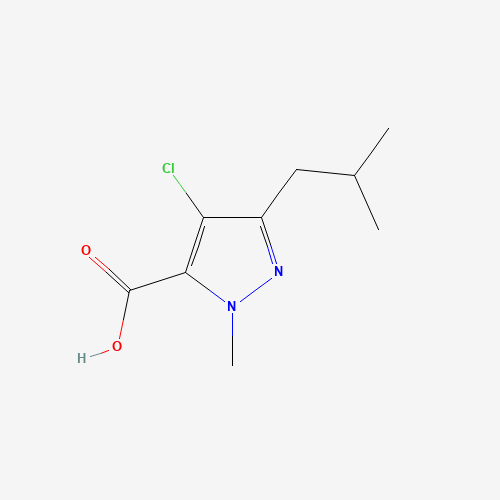 4-chloro-2-methyl-5-(2-methylpropyl)pyrazole-3-carboxylic acid (CAS: 685513-49-9) - Related Chemical Product