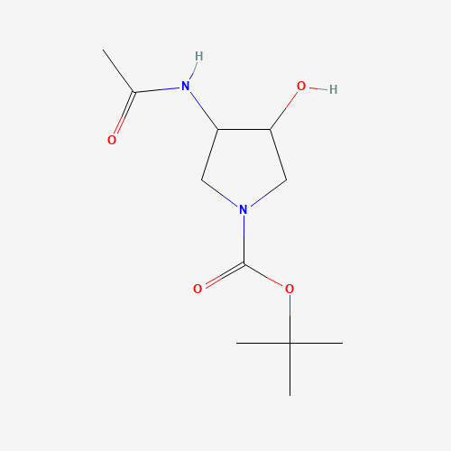 tert-butyl 3-acetamido-4-hydroxypyrrolidine-1-carboxylate (CAS: 1235591-22-6) - Related Chemical Product
